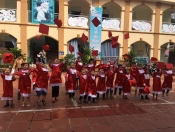 Hình ảnh các bé 5 tuổi trường mầm non Thanh Minh